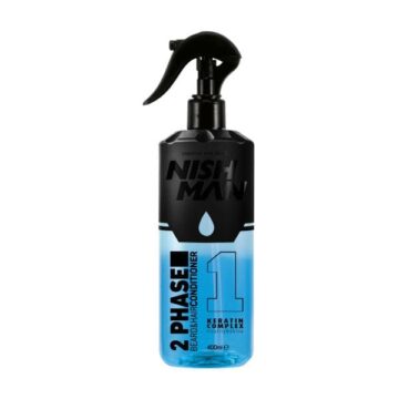 Nishman 2 Phase Hair & Beard Condicioner Dvifazis plaukų ir barzdos kondicionierius, 400 ml