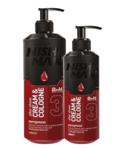 Nishman After Shave Cream & Cologne 2in1 N.3 Pyrogenous Kreminis losjonas po skutimosi
