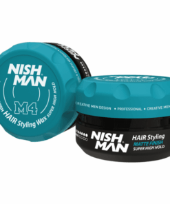 Nishman M4 Matte Finish Super High Hold Wax Plaukų matinis formavimo vaškas