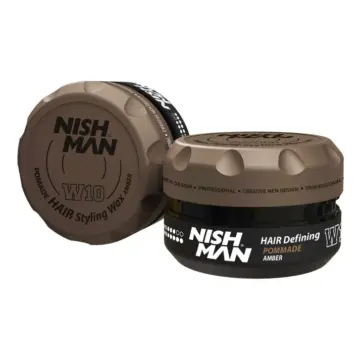 Nishman Water Based Hair Styling Pomade W10 Vandens pagrindo plaukų formavimo pomada, 100 ml