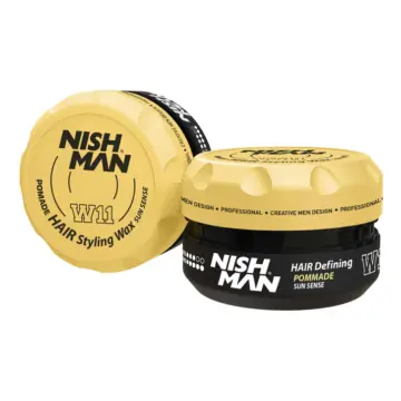 Nishman Water Based Hair Styling Pomade W11 Vandens pagrindo plaukų formavimo pomada, 100 ml