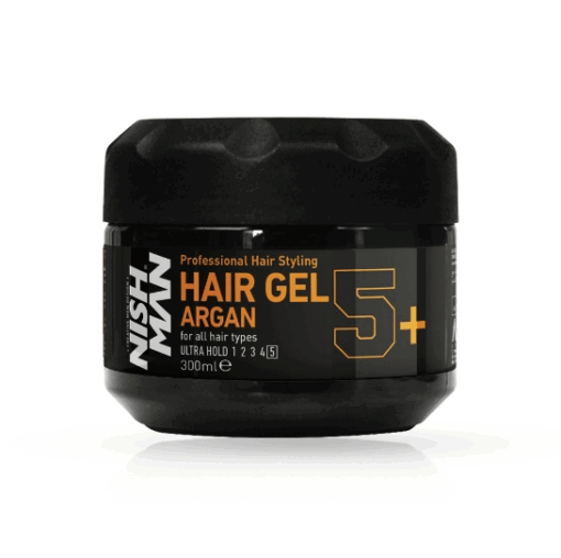 Nishman Hair Styling Gel Ultra Hold Argan Plaukų formavimo gelis, 300 ml