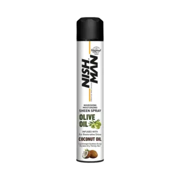 Nishman Olive Oil Sheen Spray Alyvuogių aliejaus plaukų purškiklis, 400 ml