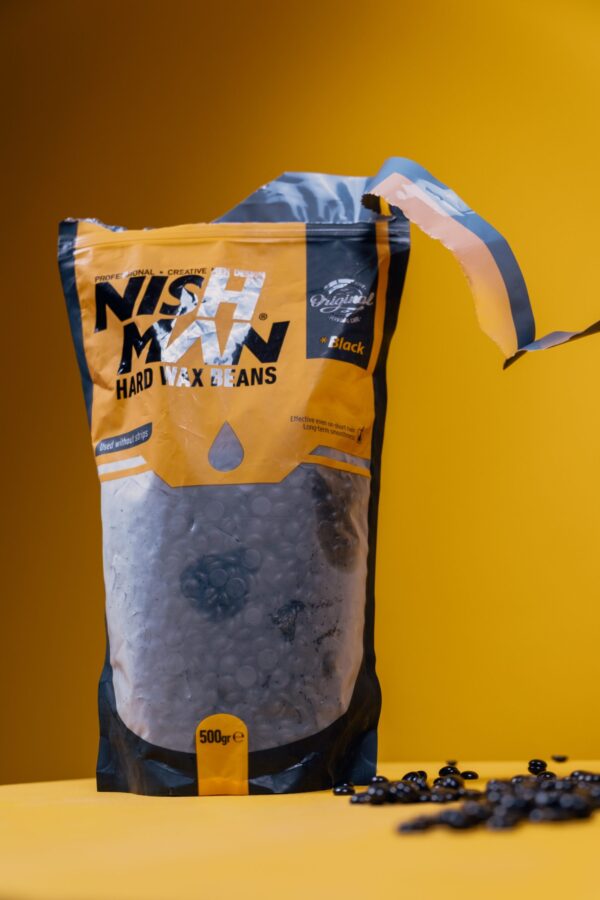 Nishman Hard Wax Beans (Granul Wax Without Stripless) Depiliacinis vaškas granulėmis, 500 gr - Image 6