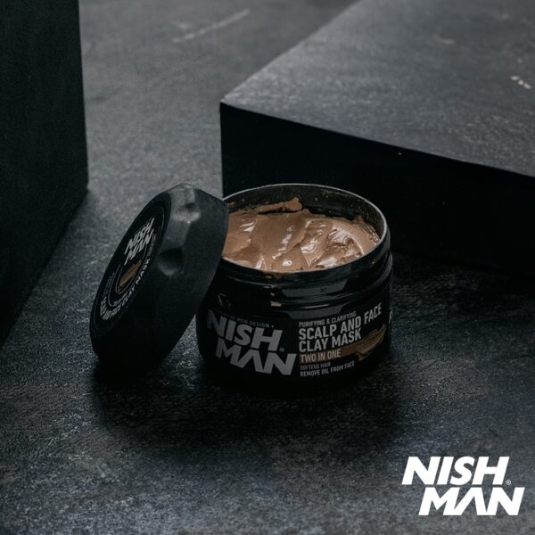 Nishman Giliai valanti molio veido kaukė, 450 g - Image 2