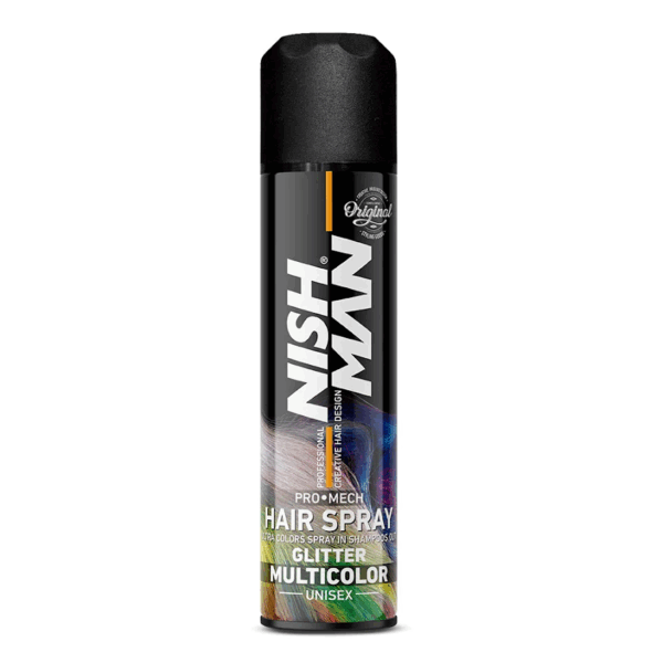 Nishman Plaukų purškiklis su blizgesiu, 150 ml - Image 4