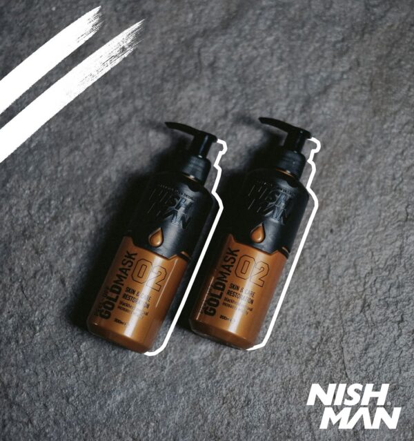 Nishman Auksinė nulupama veido kaukė Gold PEEL-OFF, 200 ml - Image 3