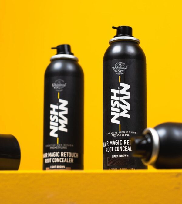 Nishman Magic Retouch Ataugusių plaukų šaknų purškiklis , 100 ml - Image 5