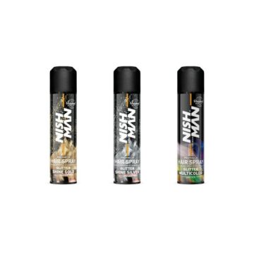 Nishman Plaukų purškiklis su blizgesiu, 150 ml