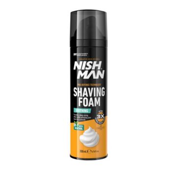 NISHMAN raminančios skutimosi putos Soothing Menthol 200 ml